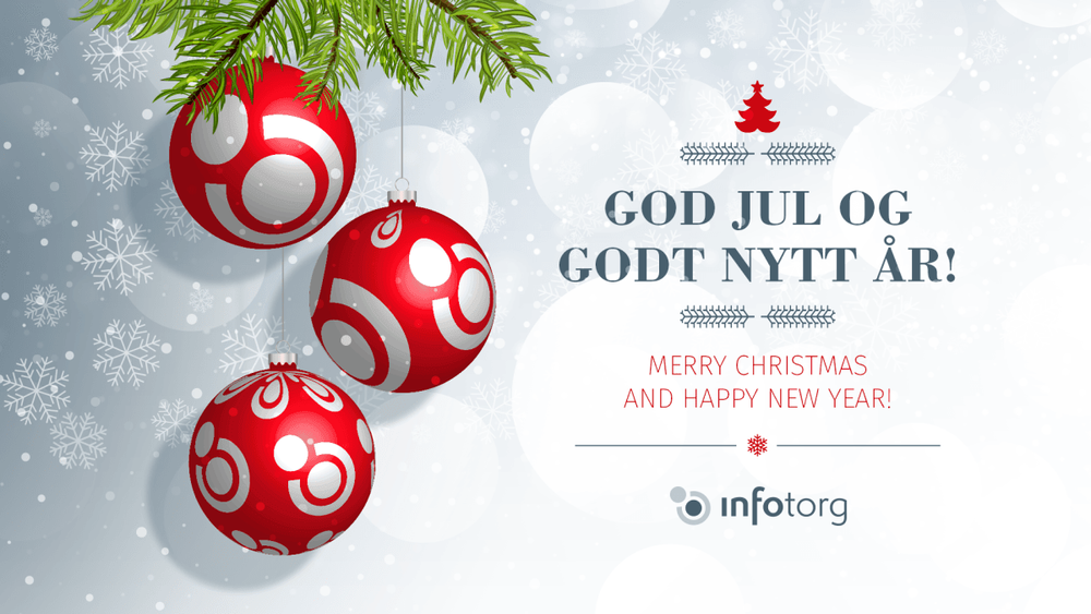 God Jul og Godt Nytt År fra oss i infotorg